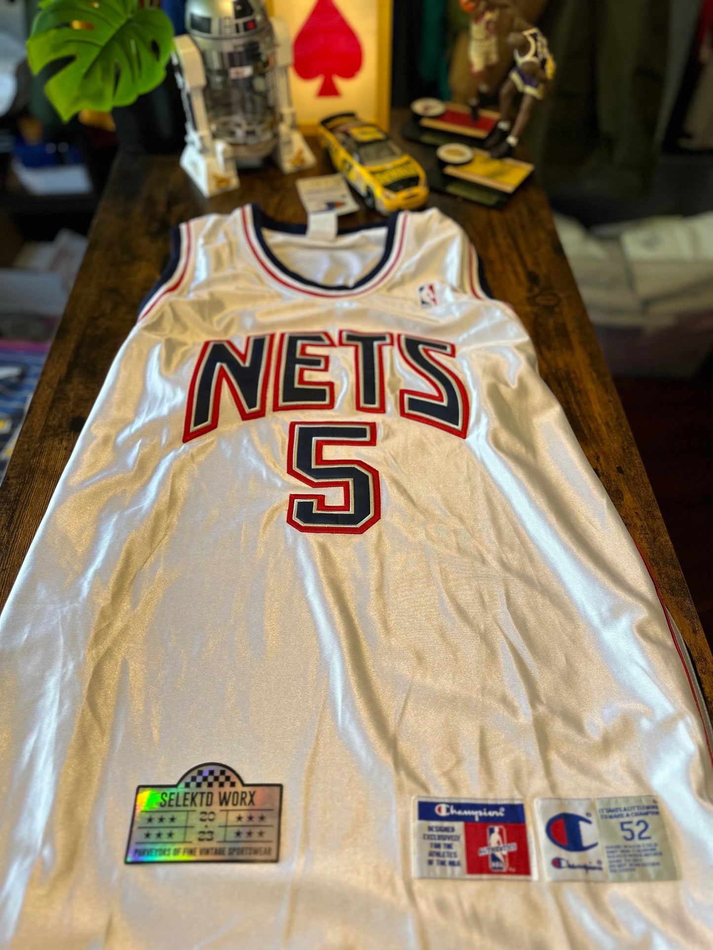 Champion | Jason Kidd | New Jersey Nets | White